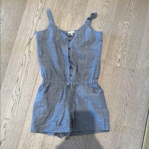 Madison Blue Button-Front Jumpsuit